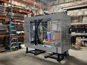 TAB Wrapper Tornado orbital wrapping machine at TAB Industries