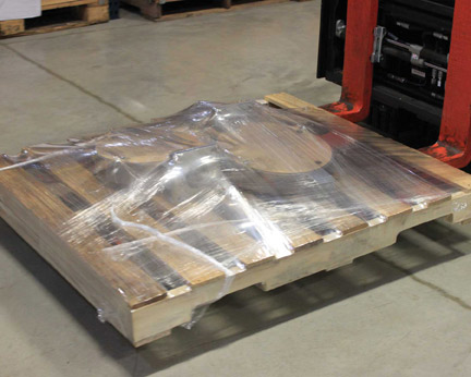 Orbital Wrapper Secures Loose Products on Same Pallet to Eliminate Packaging, Save Time