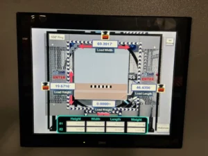 Dimensioning system screen
